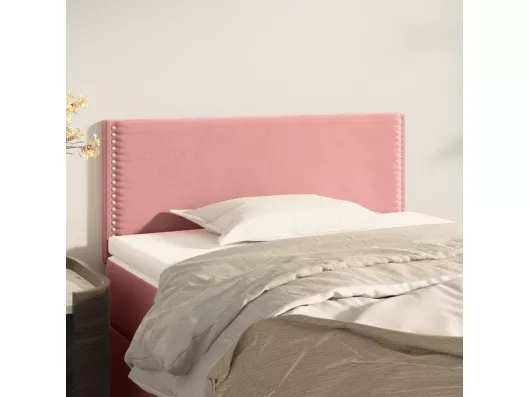 Kauf Unique Kopfteil Rosa 100x5x78/88 cm Samt Räumungsverkauf