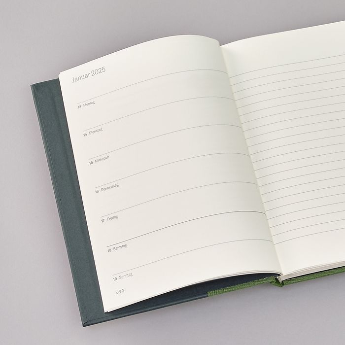 Semikolon Wochenkalender & Notizbuch 2025 (A5) Natural Affair, Deutsch Riesige Ersparnisse